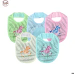 Zebra Printed Baby Bibs