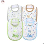 Hi Dad Printed Cotton Bibs