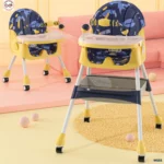 3in1 Feeding High Chair - E500(Blue Flower)