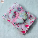 Baby Blanket with Neck Pillow