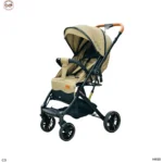 Suitcase-style folding stroller | Popypapa | Brown