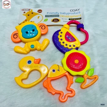 Coay Teether Rattles Jhunjhuni Set - 5pcs