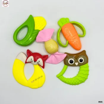 Coay Baby Teether Rattles Set - 5Pcs