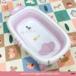 Premium Baby Folding Bath Tub - Pink