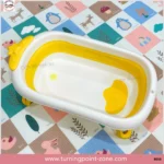 Baby Folding Bath Tub - Yellow