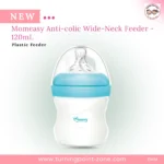 Momeasy Anti-colic Wide-Neck Plastic Feeder – 120mL (5)