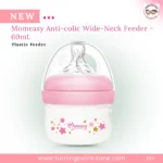Momeasy Anti-colic Wide-Neck Plastic Feeder – 60mL (1)