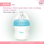 Momeasy Wide-neck Anti-Colic Feeding Bottle 120mL (2)