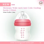 Momeasy Wide-neck Anti-Colic Feeding Bottle 120mL (2)