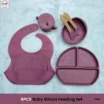 Baby Complete Feeding Set - Maroon