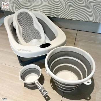 Foldable Baby Bathtub Set(4pcs)