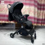 Suitcase-style folding stroller | Popypapa | Black
