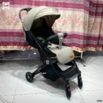 Suitcase-style folding stroller | Popypapa | Khaki