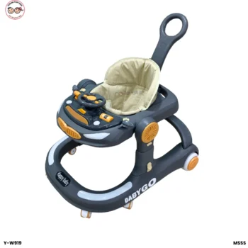 BMW BABYGO Multifunctional Baby Walker - Black