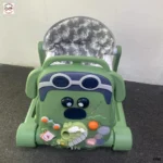 Push and Pull Multi-functional Musical Baby Walker - Green