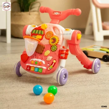 Multi-functional Push Walker - Red