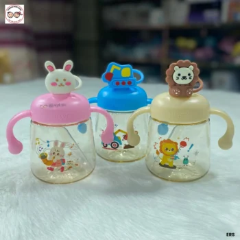 Cartoon Handle Sipper Cups