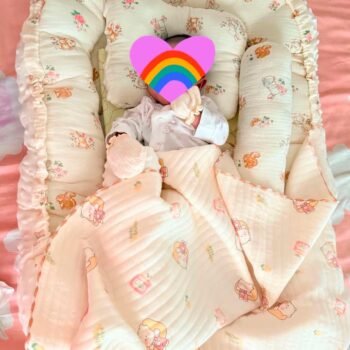 Thailand Premium Baby Bed - Off white