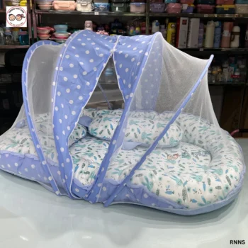 Baby Bedding Set with Mosquito Net - Thailand(Blue)