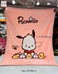 Double Layer Winter Baby Blanket - Daisy Pink