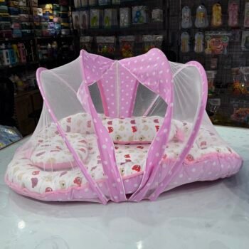 Baby Bedding Set with Mosquito Net - Thailand(Pink)