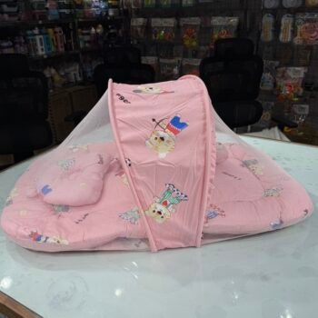 Baby Bedding Set with Mosquito Net - Thailand(Pink)