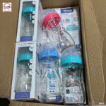 Momeasy Wide-neck Anti-Colic Feeding Bottle - 240mL