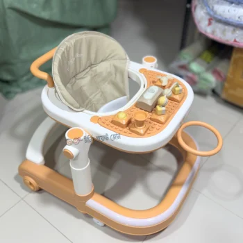 Multi-functional Musical Baby Walker - Orange