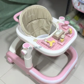 Multi-functional Musical Baby Walker - pink