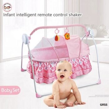 Electric Baby Cradle Automatic Swing - Pink
