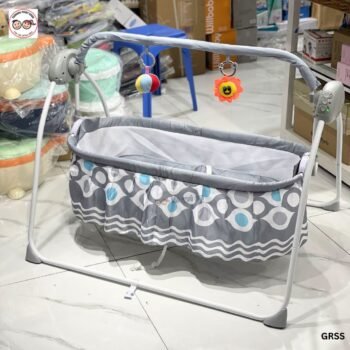 Electric Baby Cradle Automatic Swing - Grey