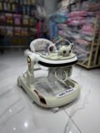 Multi-functional Car Style Musical Baby Walker - mint green