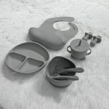 Baby Complete Feeding Set - Grey