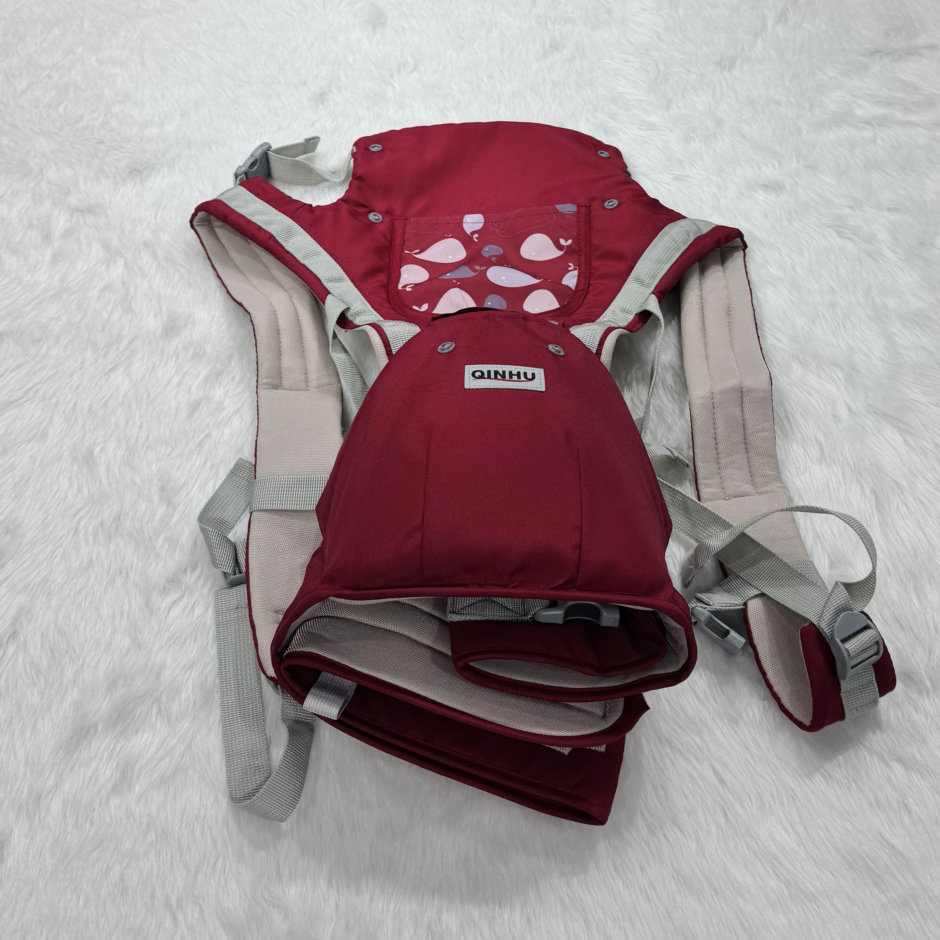 QINHU Premium Baby Carrier - Marron