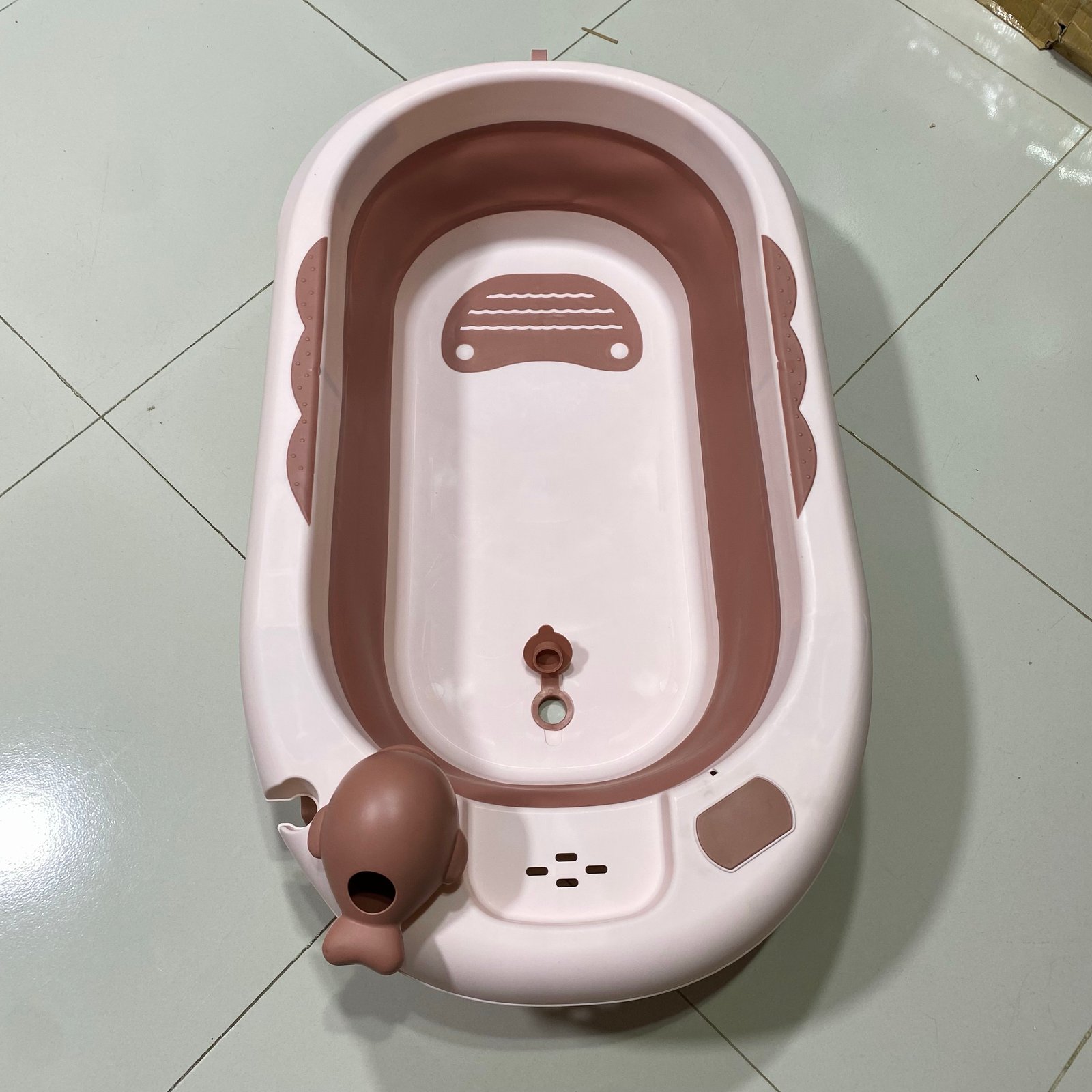 Foldable Baby Bathtub - Coffee