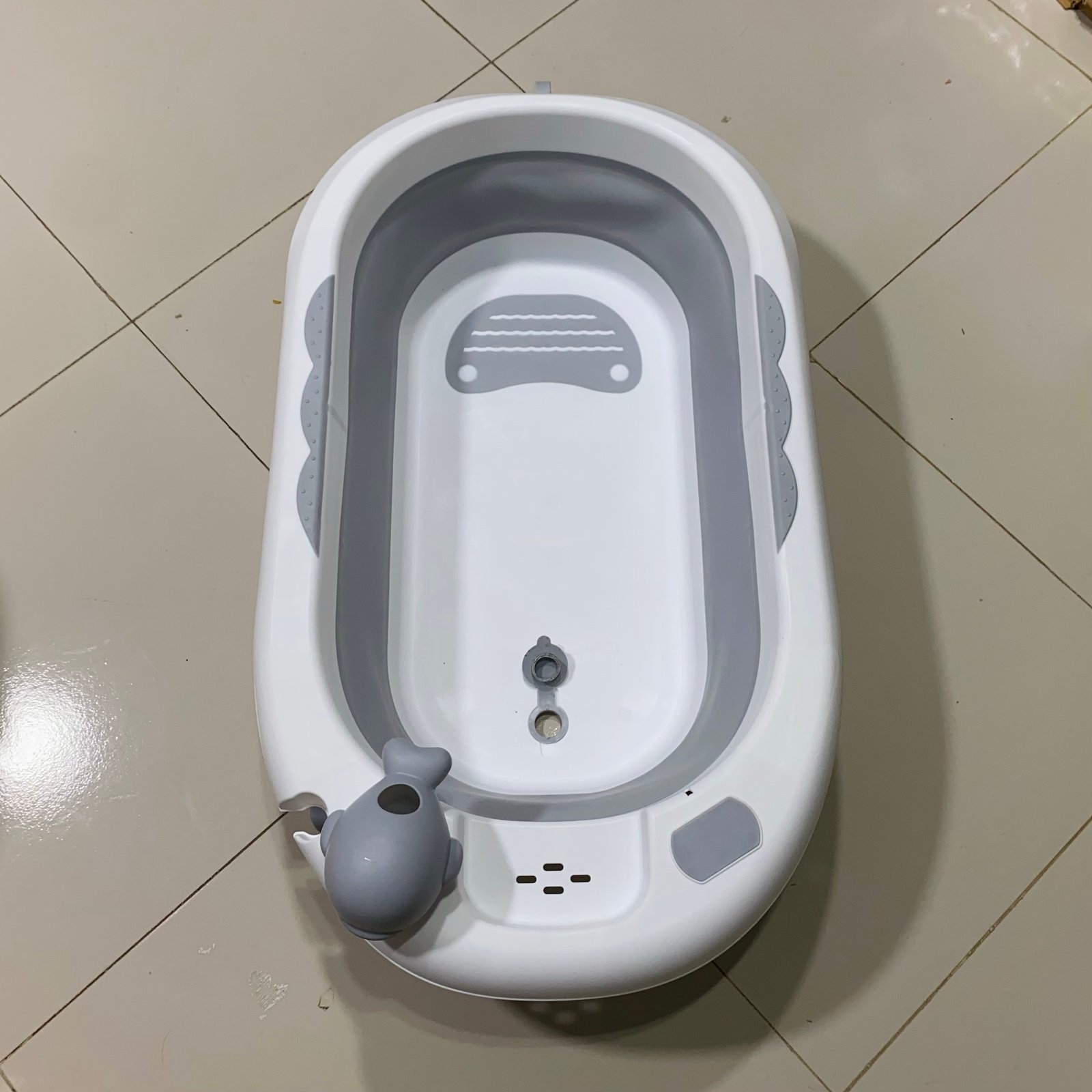 Foldable Baby Bathtub - Grey