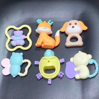 Baby Rattle Teether Set - 7pcs