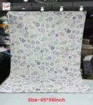 Premium Winter Lightweight Baby Comforter - Purple Flower