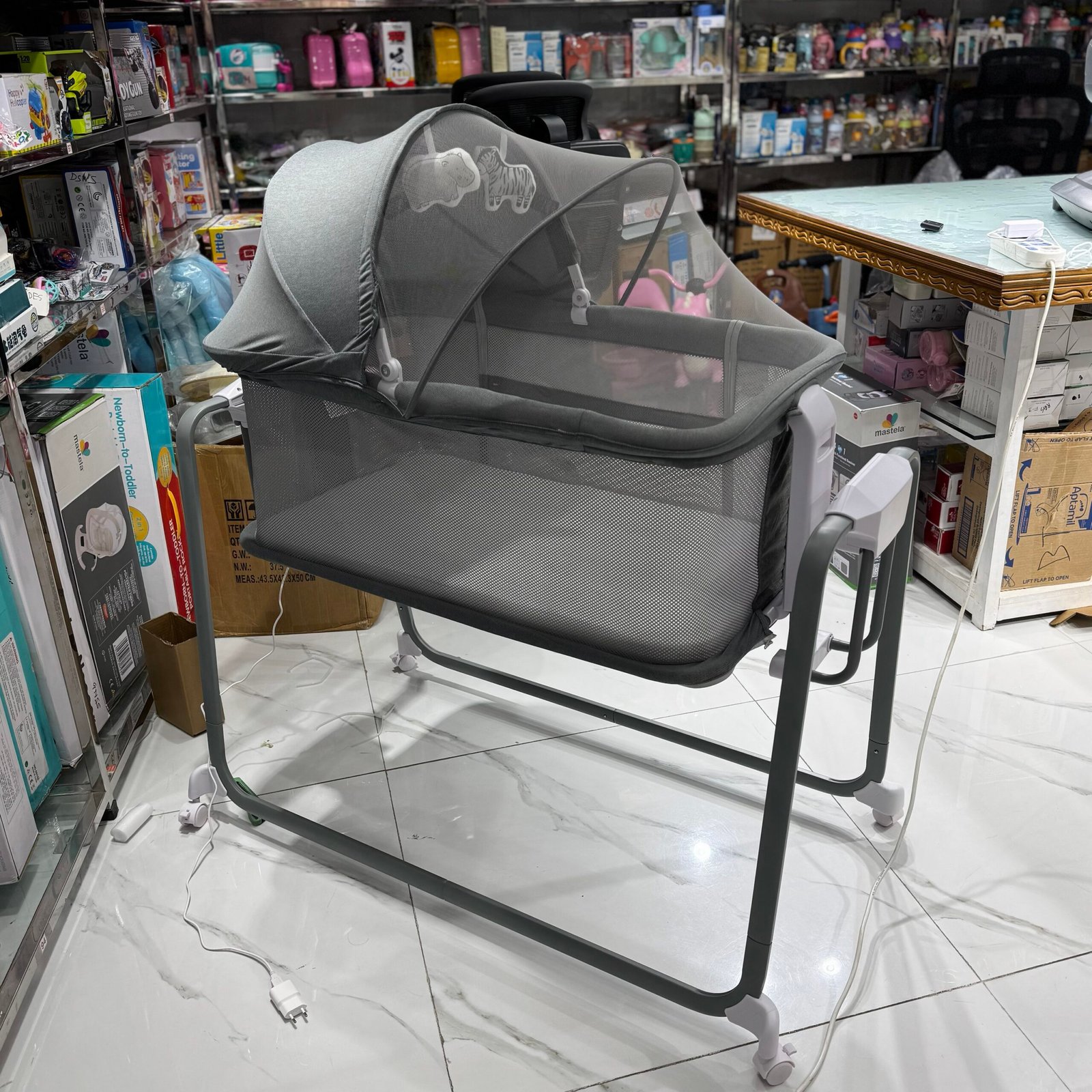 Mastela Aero Zenith Bassinet - Drak Grey