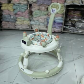 Multi-functional Round Shape Baby Walker - Olive
