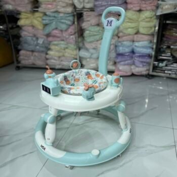 Multi-functional Round Shape Baby Walker - Aqua Island